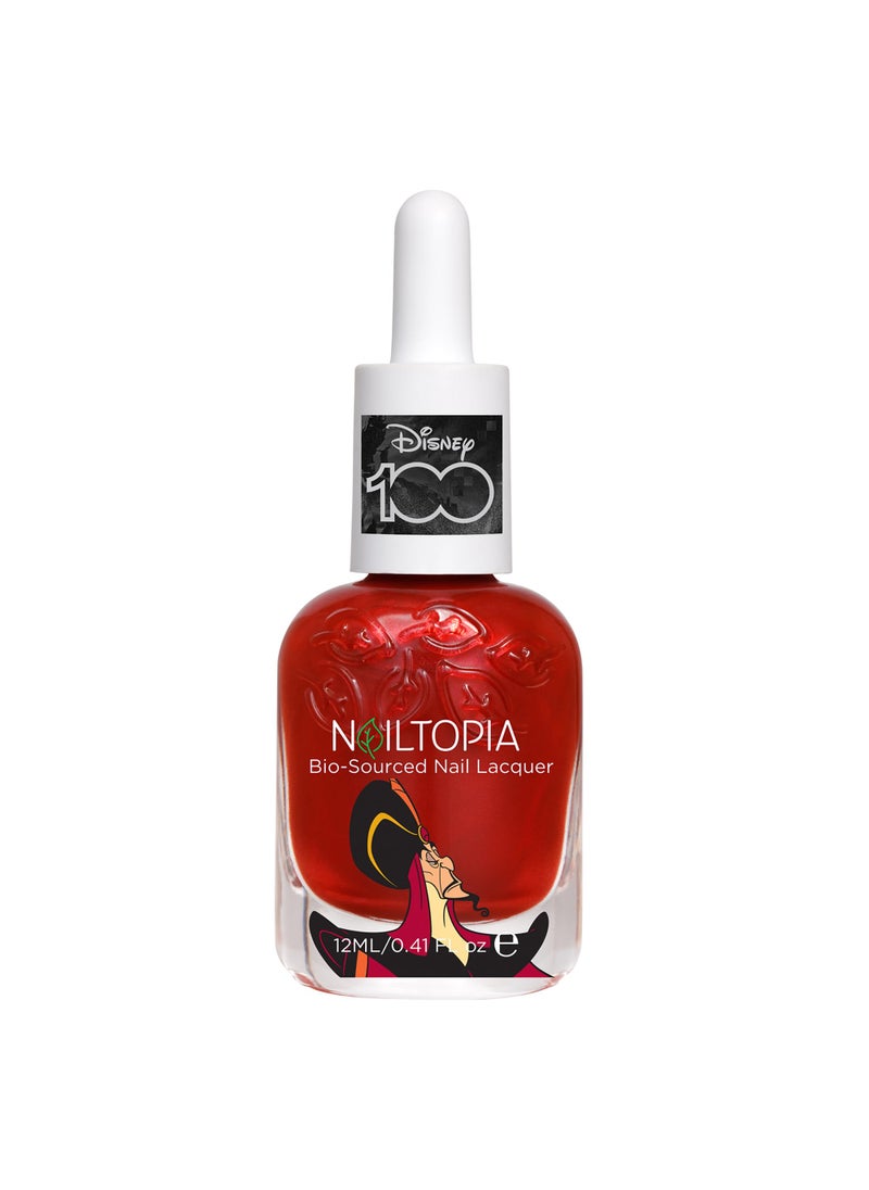 Nailtopia BioSourced Chip Free Nail Lacquer Disney Collection Jafar 041 oz  All Natural  Vegan  Strengthening  QuickDry  Long Lasting  CrueltyFree  Nail Polish