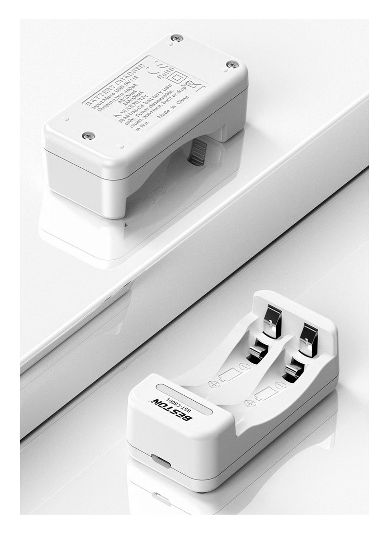 Beston C8001 Charger with 2 Pcs of AAA 1300mAh Batteries