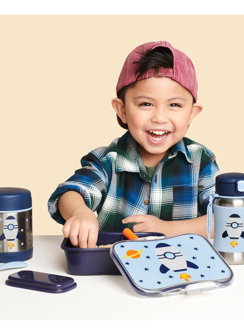 Skip Hop Spark Style Lunch Kit - Rocket (Plastic, Blue)