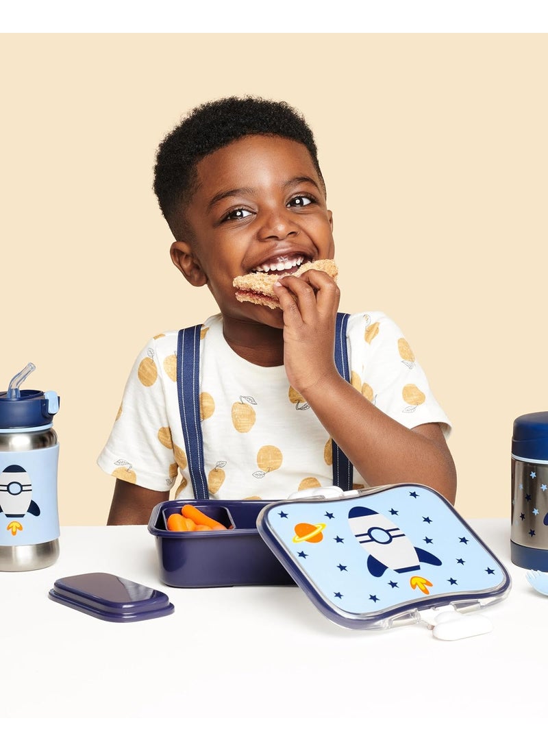 Skip Hop Spark Style Lunch Kit - Rocket (Plastic, Blue)