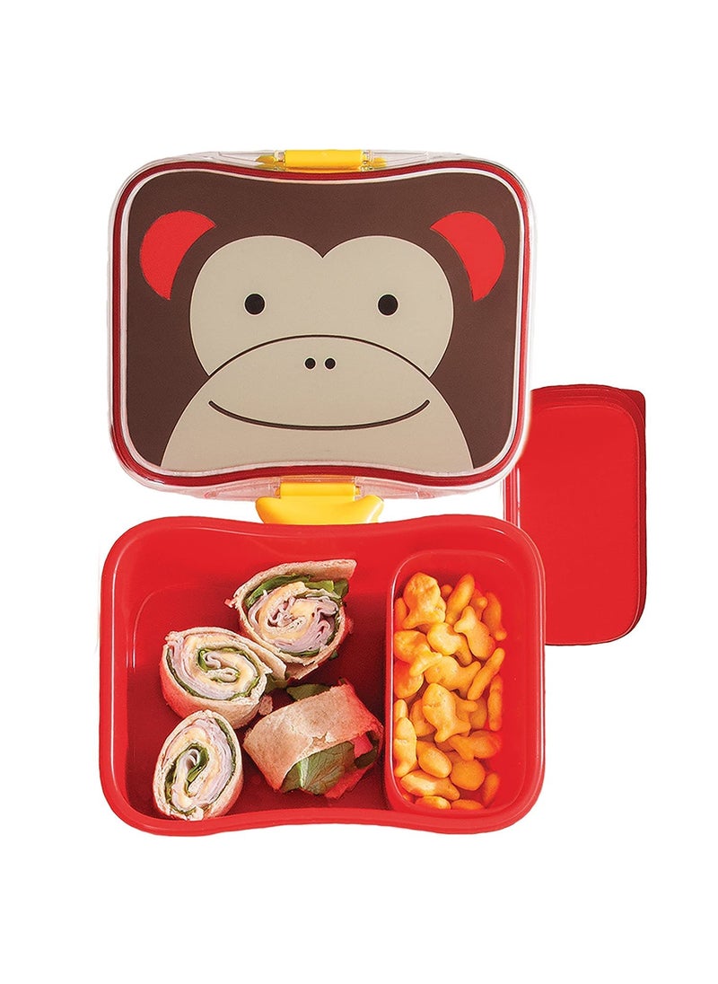 Skip Hop Zoo Lunch Kit Monkey (3 Years to 6 Years), Red, (SH9J648110)