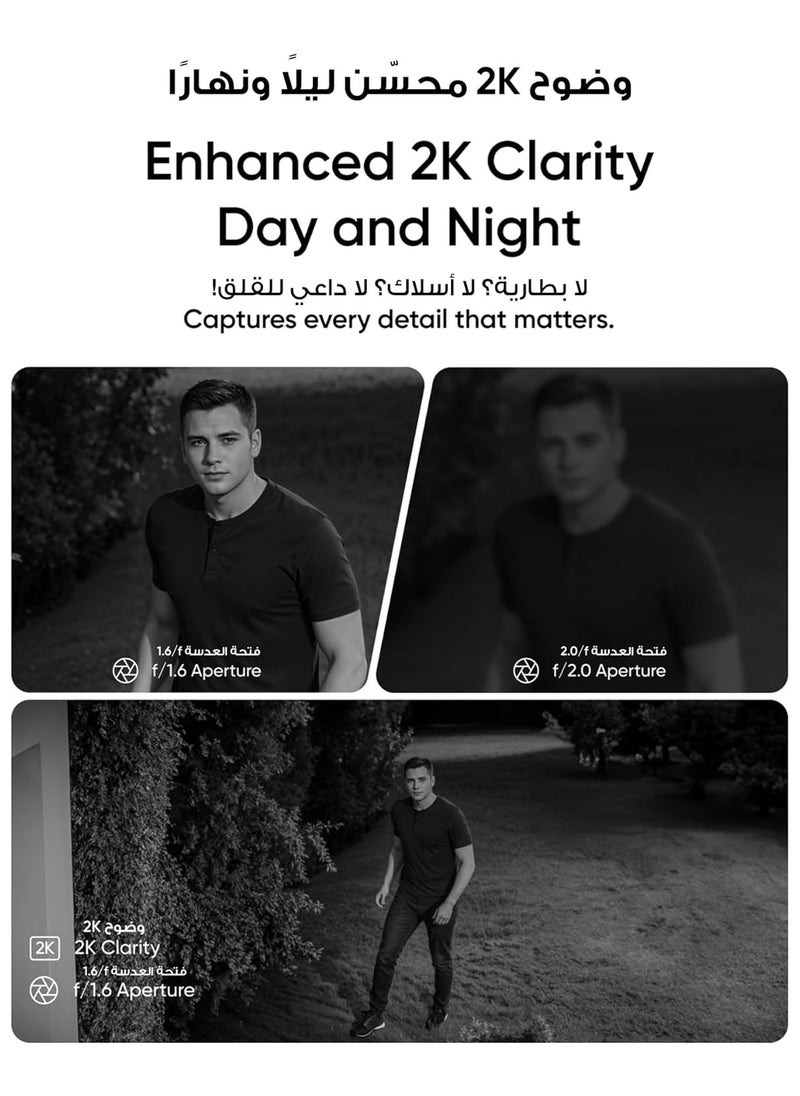 eufy Security SoloCam E30 2K Solar Security Camera Outdoor Wireless, 360° Pan & Tilt Home Security Camera, Solar Powered, AI Tracking, IP65 Weatherproof, HomeBase S380 Compatible, No Monthly Fee