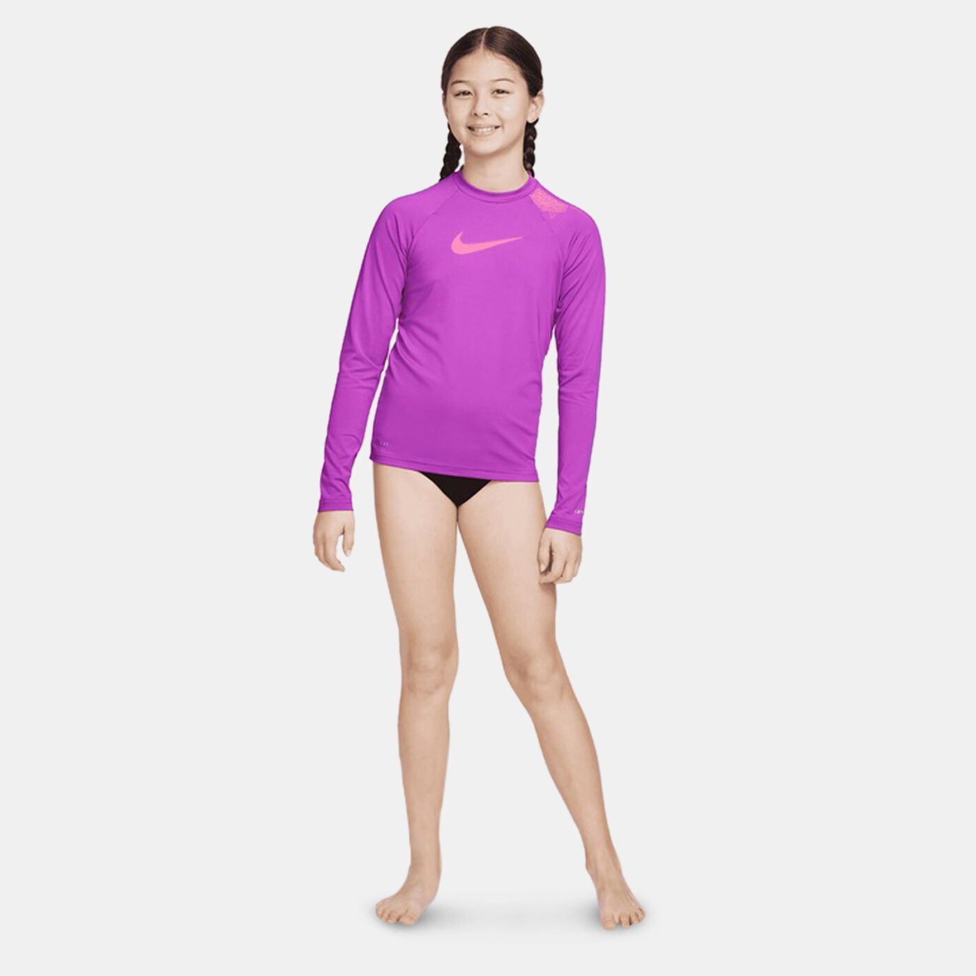 Kids' Swoosh Hydro Rashguard