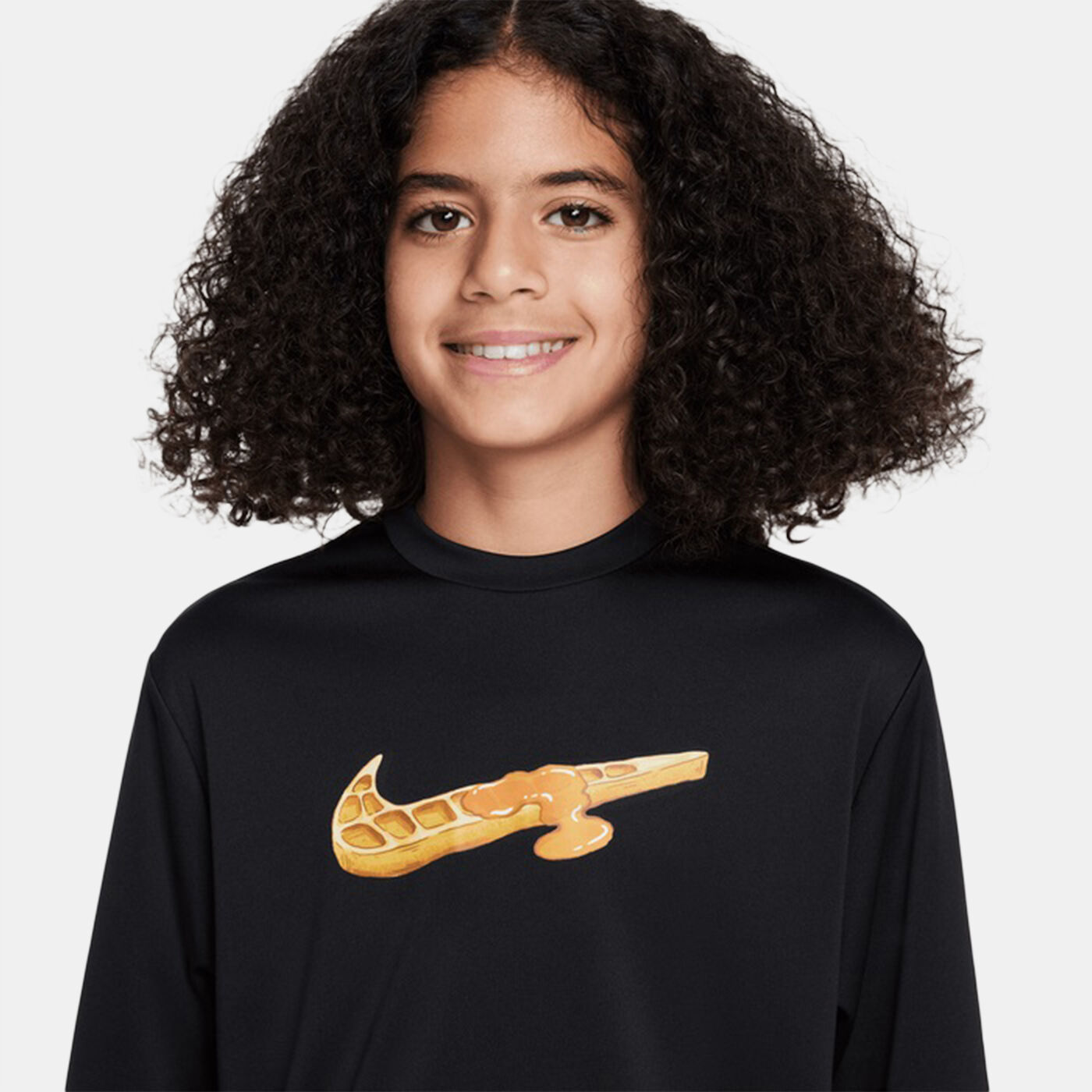 Kids' Logo Hydroguard Swimming T-Shirt
