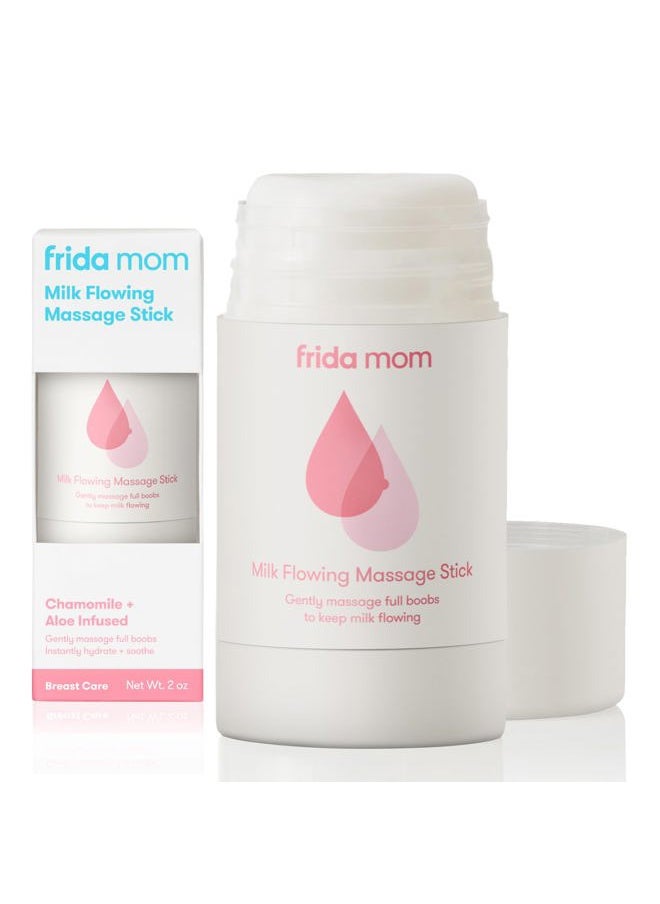 Milk Flowing Massage Stick for Breastfeeding and Nursing Moms, Easter Basket Stuffer, Infused with Chamomile + Aloe to Hydrate and Soothe