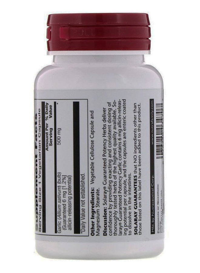 Enteric Coated Garlic - 60 Vegetarian Capsules