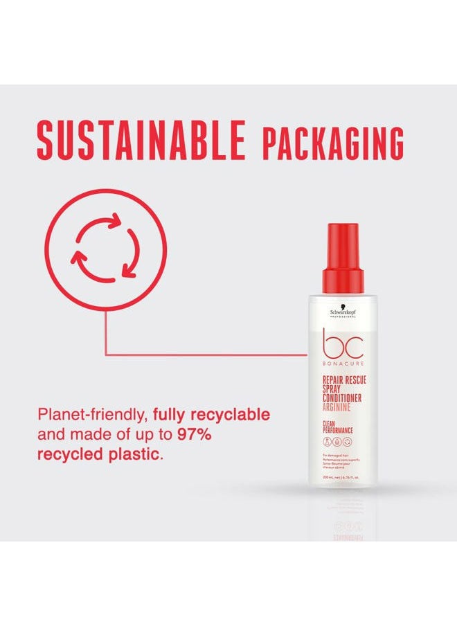 BC BONACURE Peptide Repair Rescue Spray Conditioner, 6.7-Ounce