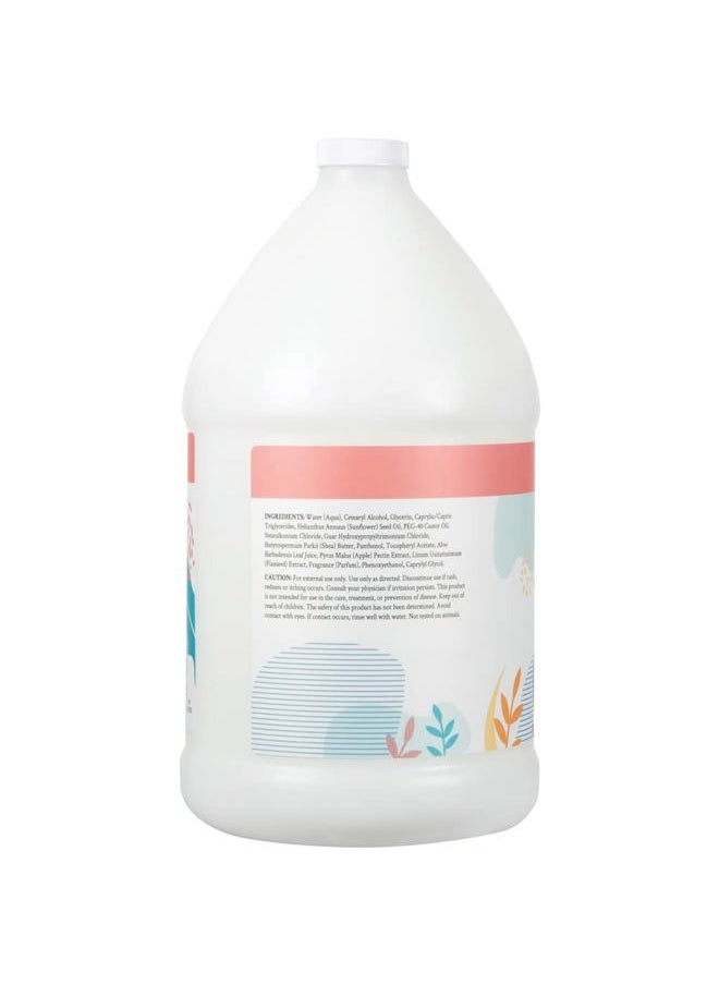 Botanicals Moisturizing Conditioner for Dry Hair, 100% Vegan & Cruelty-Free, Apple Pear Scent, 1 Gallon Refill (128 fl oz)