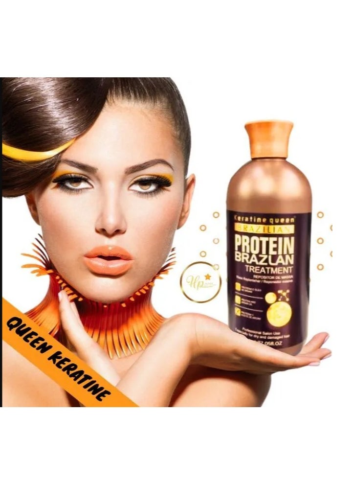 Keratine Queen Moisturizing Protein Brazilian Protein Treatment 800ml