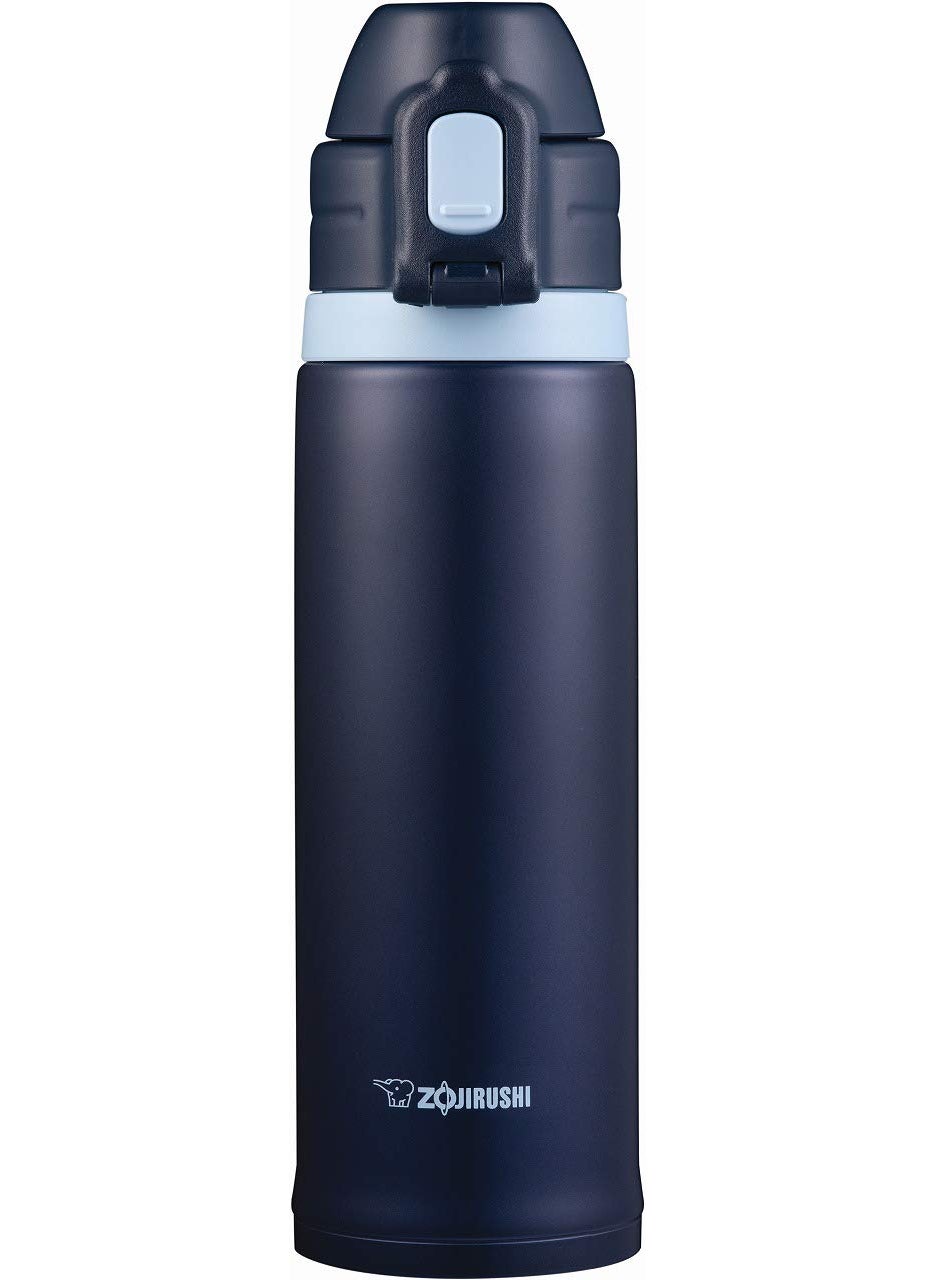 Zojirushi Direct Drinking Water Bottle, Sports Type, Stainless Steel, Straw Bottle, 0.52L, Navy