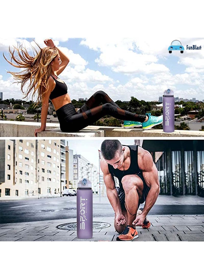 FunBlast Unbreakable Water Bottle, Leakproof Durable BPA-free Non-Toxic Water Bottle, Bottle for Office, Sports, School, Gym, Yoga (1000 ML)