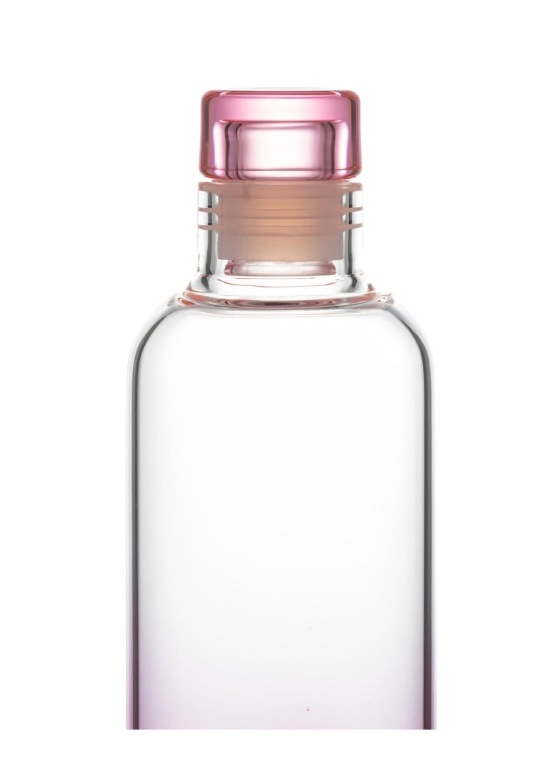 DUBBLIN Pure Borosilicate Glass Water Bottle - 500 ml | Pink Color | BPA-Free, Eco-Friendly, Leak-Proof, and Durable