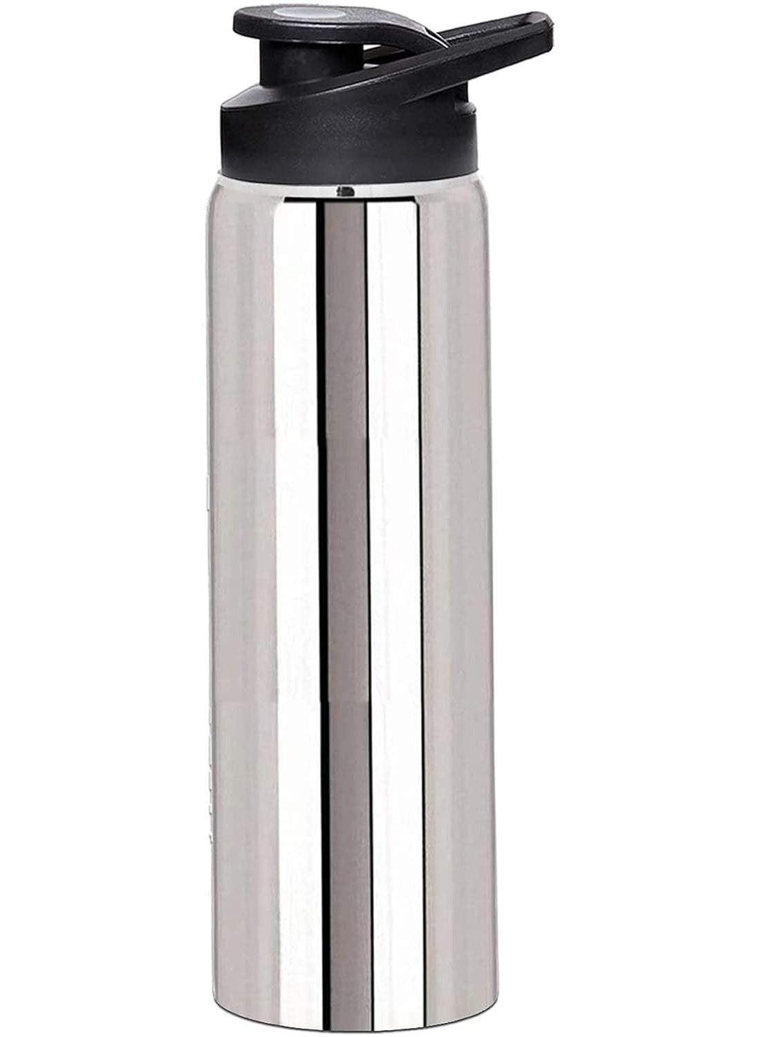 Heart Home Stainless Steel Fridge Water Bottle with Flip Cap 1 Ltr (Silver) - CTHH13163,standard