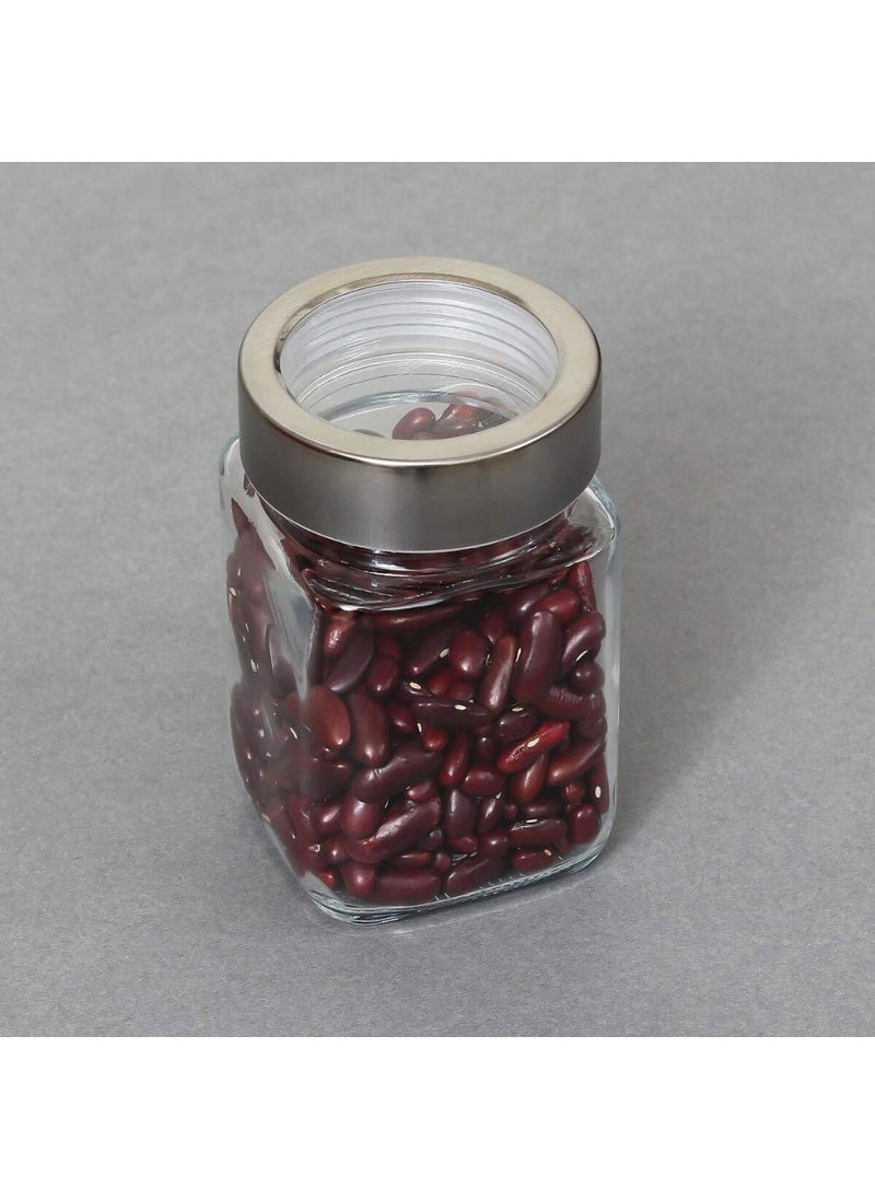 Femora Glass Jar - 750 Ml, 2 Pieces, Transparent, Free Replacement of Lids