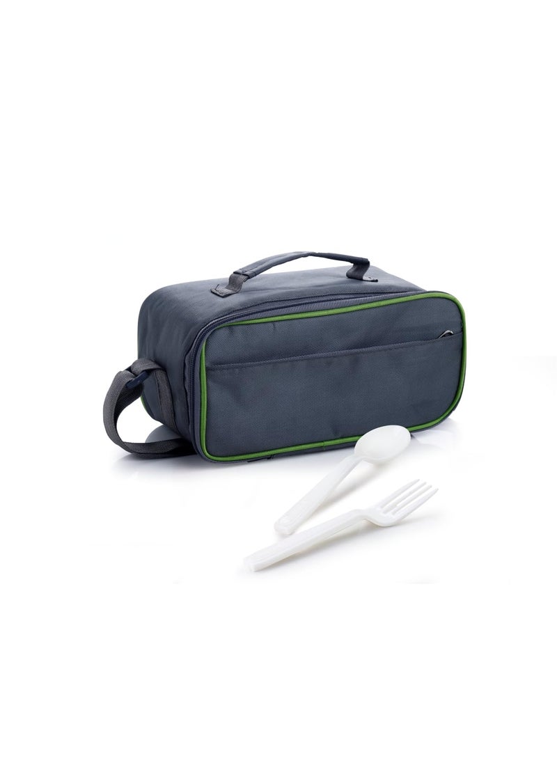 Ganesh Sigma Fusion 3 Airtight & Leak Proof Container with Bag - Multicolor