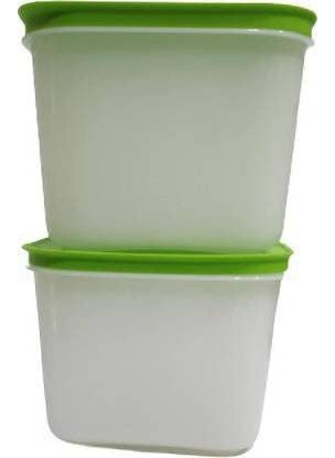 Tupperware Plastic Utility Container 1100 ml Pack of 2 (Multicolor)