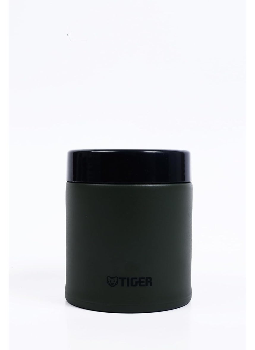 Tiger Stainless Steel Food Jar, Vacuum Insulated Double Wall, Certified Antibacterial Lid,Moss Forest, 500 ml, MCJ-K050