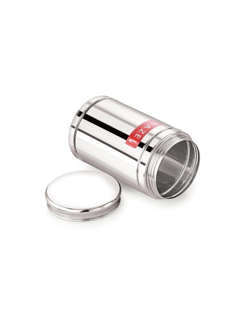 HAZEL Stainless Steel Container Set | 800 ml Steel Container for Kitchen Storage Set | Air Tight Containers for Kitchen Storage | Ideal for Storing Rice, Cereal, Pulse, Snacks, Set of 12