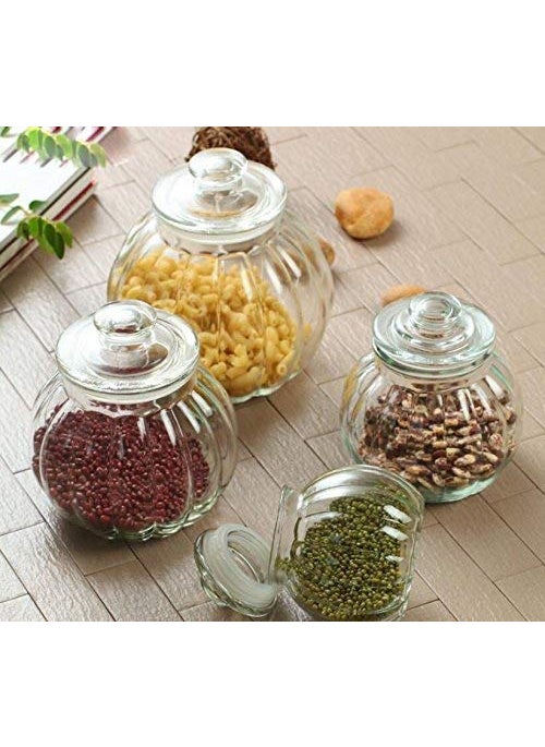 Pure Source India Glass Jar 2 LTR, Air Tight Glass Jar,(1PCS PACK).