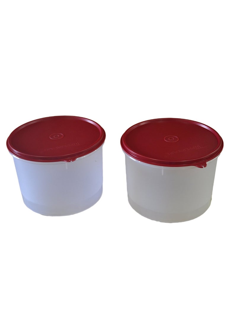 Tupperware Super Storer Plastic Container Set, 2.5 litres, Set of 2, Multicolour