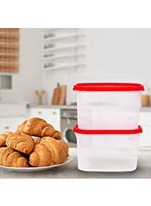 Tupperware Plastic Smart Saver Oval Container 1.1Litre (4)