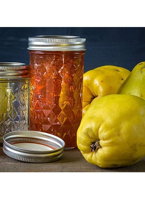 GINOYA BROTHERS Glass Jars & Containers With Airtight Lid For Kitchen Storage - 320 ML - 6 Pieces