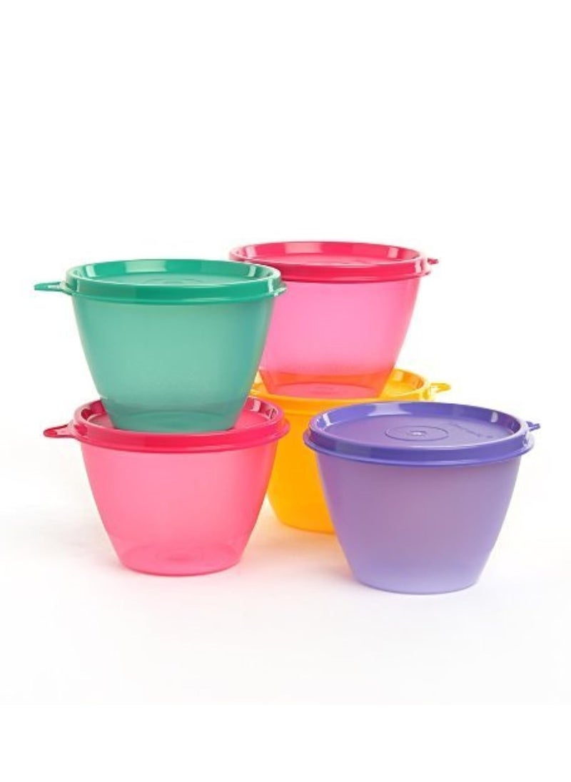 Tupperware Bowled Over 450 ml (Set of 5) Assorted