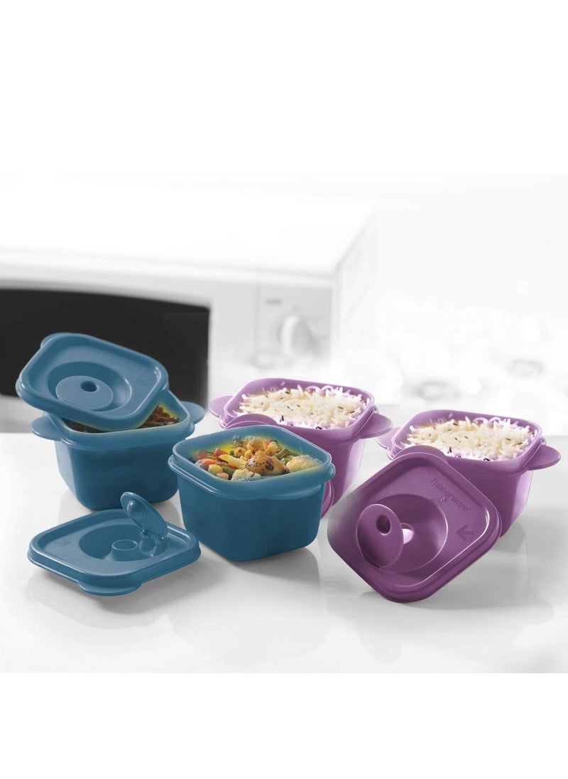 Tupperware Crystalwave Container 275ml 4pc