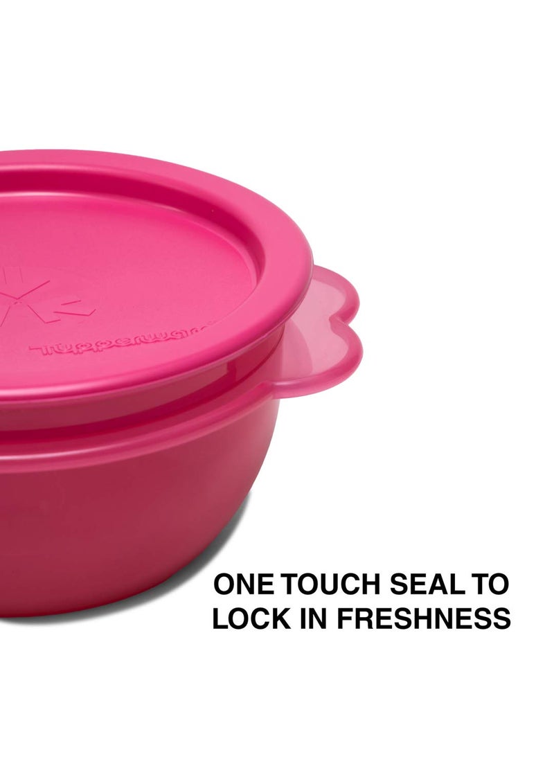 Tupperware Plastic Storage Star Bowl - 500 ml, 4 Pieces, Multicolor