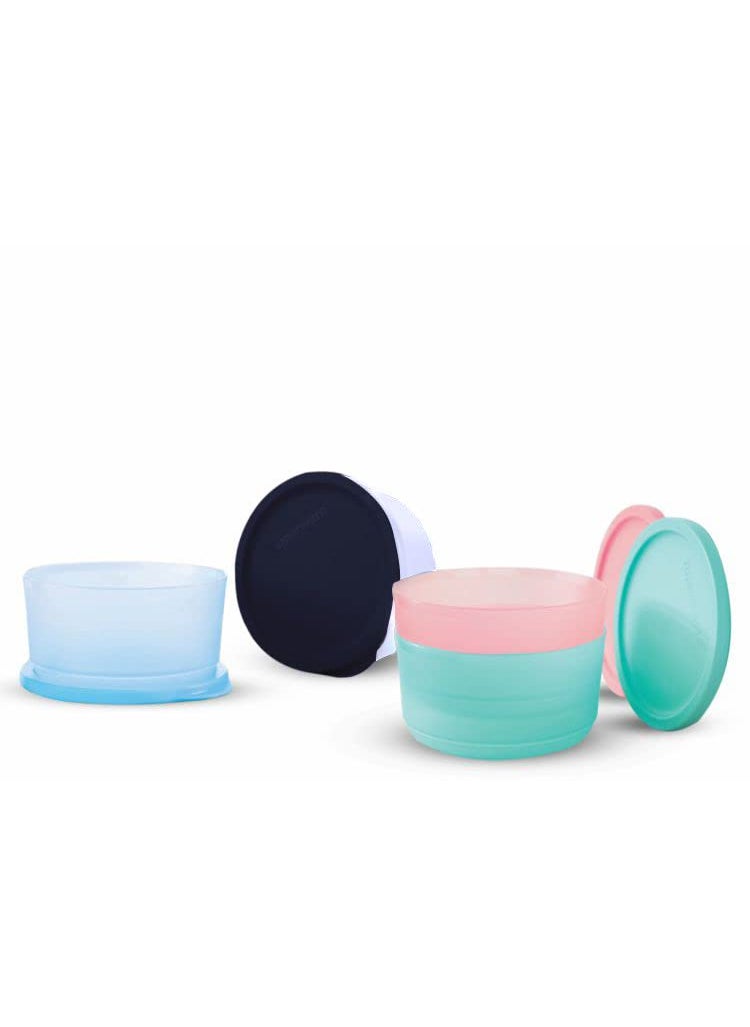 Tupperware. Fridge Container Roundstax 530ml (Set of 4)