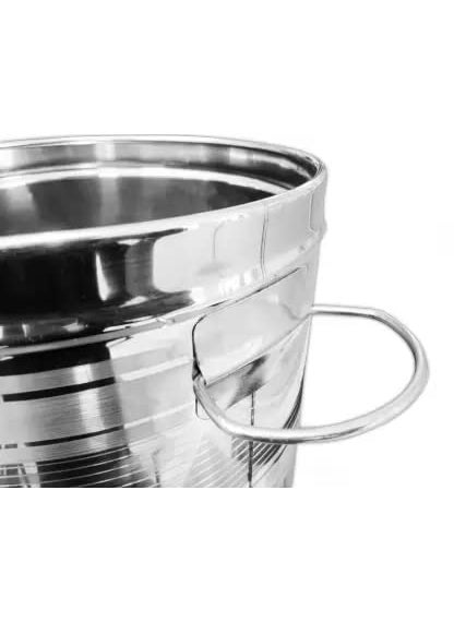 Super HK Stainless Steel Air Tight Atta Tanki/Container/Box/Drum/Pawali/Kothi with Lid (8 Litre)