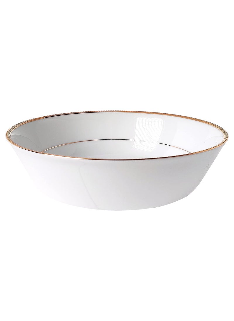 Noritake Japan - Porcelain Premium Standard Dinner Set, Service for 6 - Luxury Gold Tableware Dining and Kitchen Set - TOORAK Gold (Multicolor) - 21 Pieces