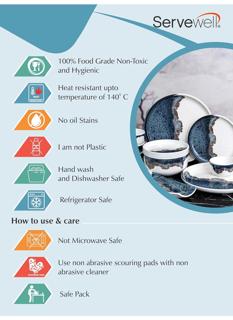 Dome Dinner Set 23 pc -Slosh