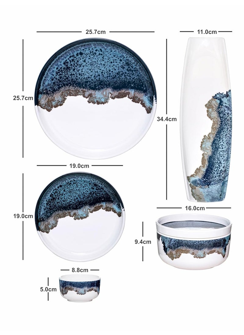 Dome Dinner Set 23 pc -Slosh
