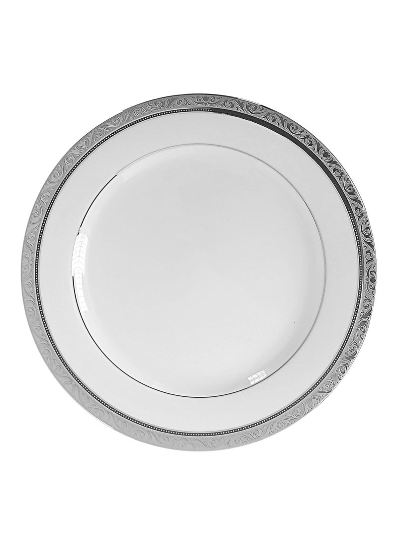 Noritake Japan - Porcelain Premium Dinner Set of 21 pcs, Service for 6 - Luxury Gold Tableware Dining and Kitchen Set - NORITAKE Regent Platinum -21 Pcs Dinner Set