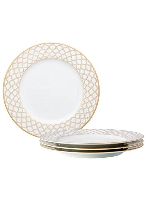 Noritake Japan – Premium and Luxurious Porcelain Dinner Set of 21 pcs, for 6 People - NORITAKE Eternal Palace Gold - 21 Pcs Dinner Set