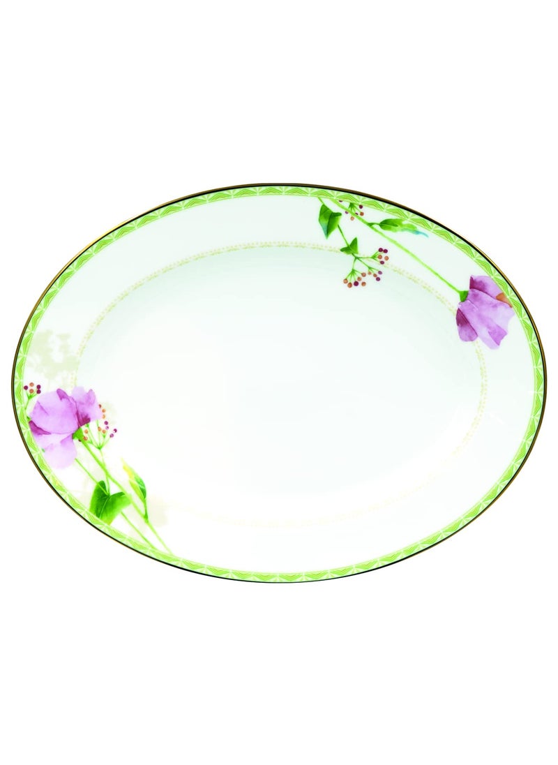 Noritake Japan – Premium and Luxurious Porcelain Dinner Set of 21 pcs, for 6 People - NORITAKE Poppy Palace - 21 Pcs Dinner Set