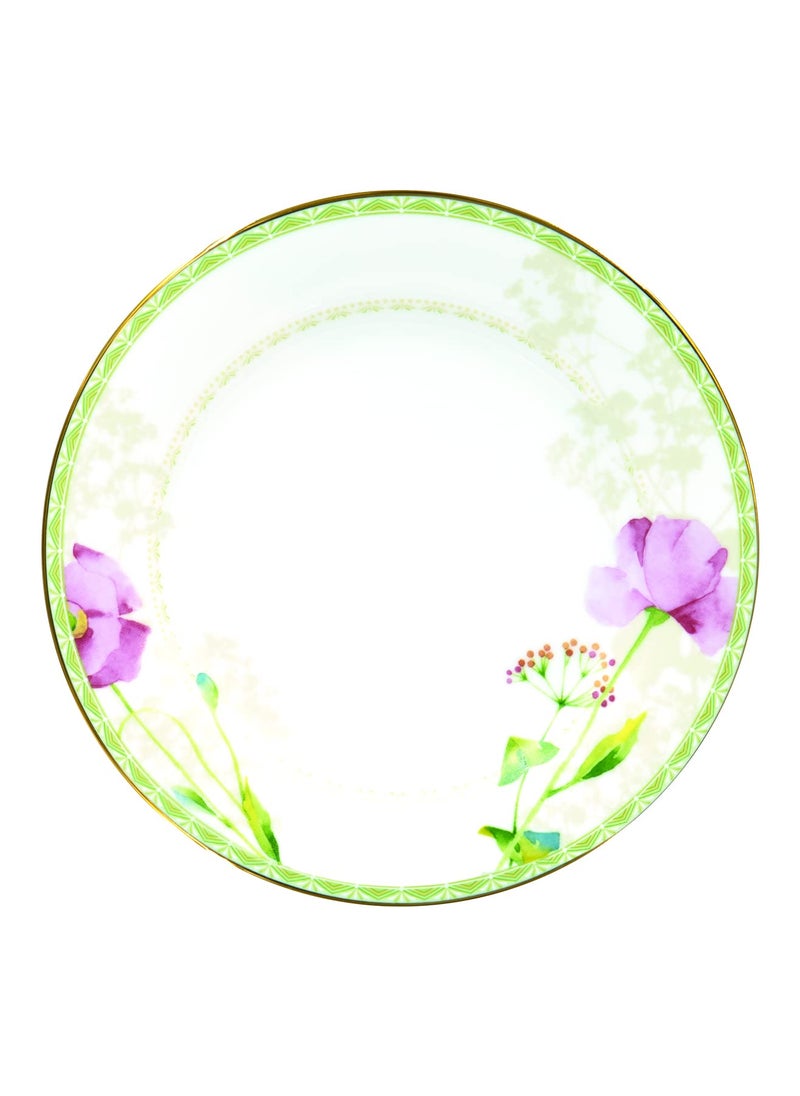 Noritake Japan – Premium and Luxurious Porcelain Dinner Set of 21 pcs, for 6 People - NORITAKE Poppy Palace - 21 Pcs Dinner Set