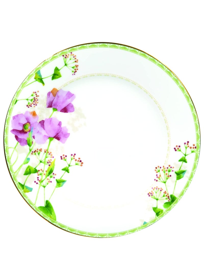 Noritake Japan – Premium and Luxurious Porcelain Dinner Set of 21 pcs, for 6 People - NORITAKE Poppy Palace - 21 Pcs Dinner Set