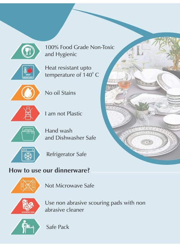 Servewell Dinner Set 31 pc Urmi - Filigree