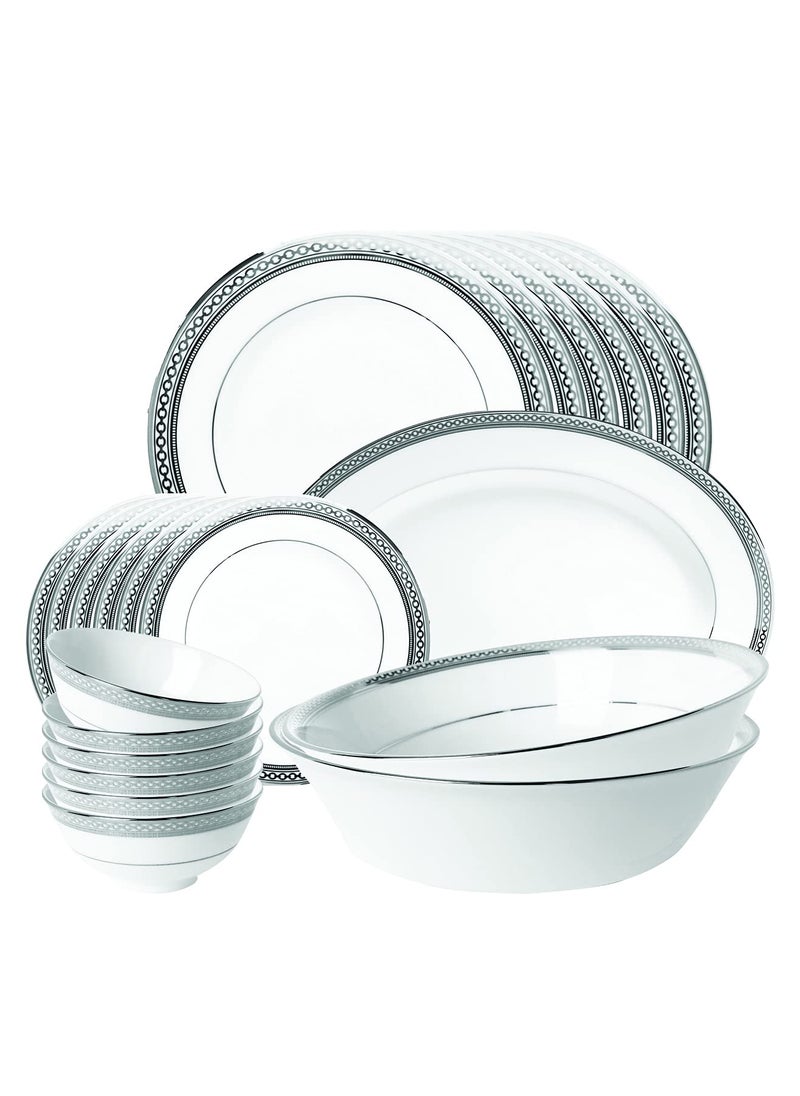 Noritake Japan – Premium and Luxurious Porcelain Dinner Set of 21 pcs, for 6 People - NORITAKE Legacy Splendor - 21 Pcs Dinner Set