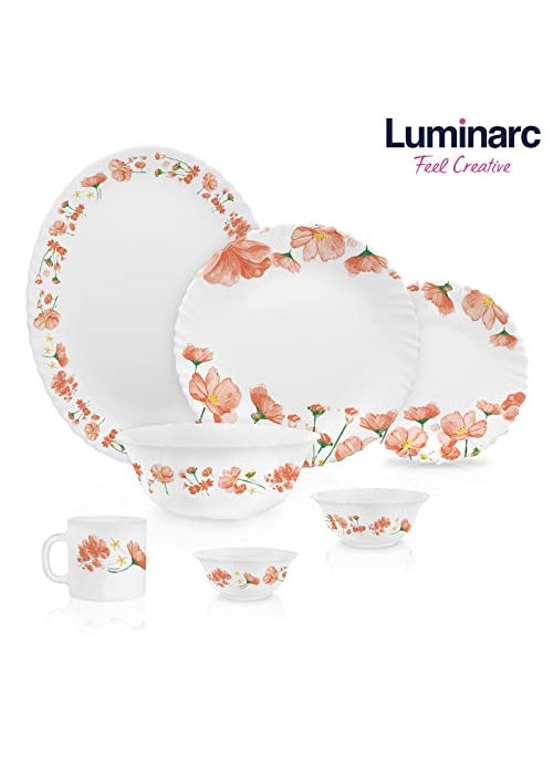 Made in United Arab Emirates(UAE) French Style Design 33pcs Opalware Dinner Set Beeku