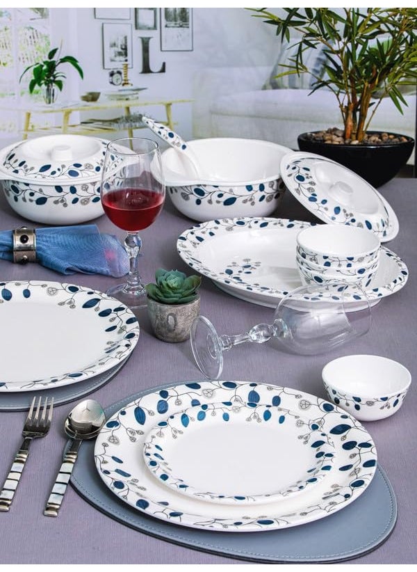 Servewell Dinner Set 31 Pc Rnd - Blue Decor