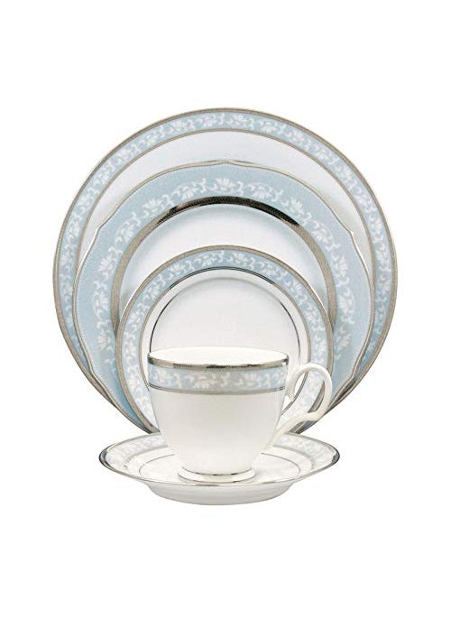 Noritake Brunswick Platinum 21 Pcs Dinner Set
