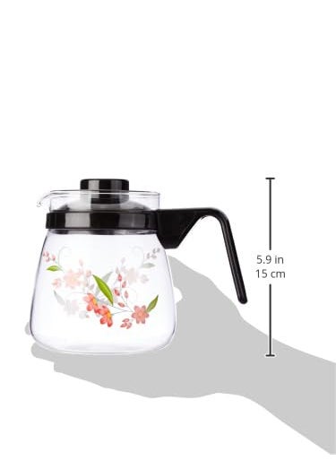 Cello Dazzle Creeper Opalware Coffee Set of 7, White