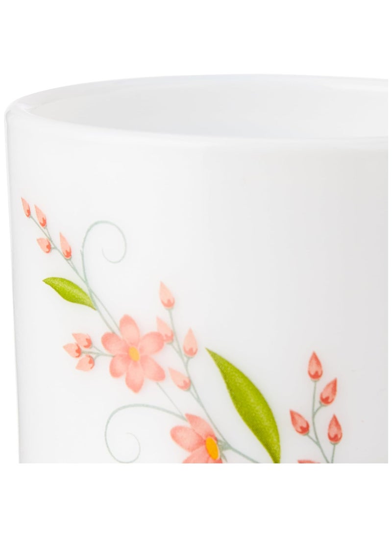 Cello Dazzle Creeper Opalware Coffee Set of 7, White