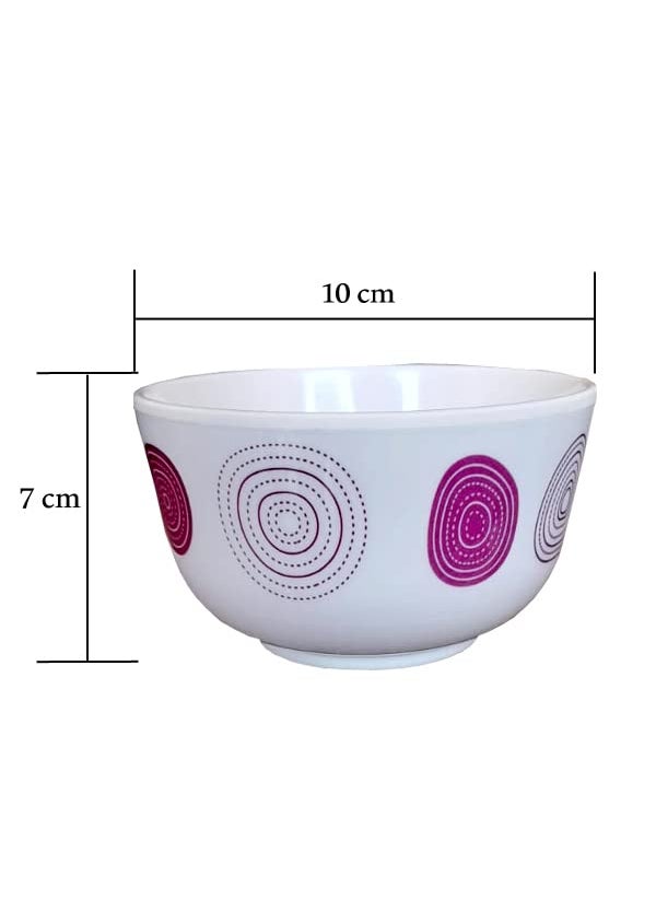 Best Buy Melamine Food Grade Soup Bowls with Solid Finishing Attract Designing - (Set of 6).