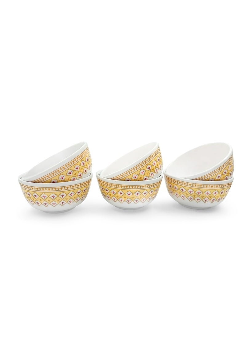 Superware | Pure Melamine | Katori Set – Platinum 3.5” (6 nos.) | Stain Free, Glazed Finish