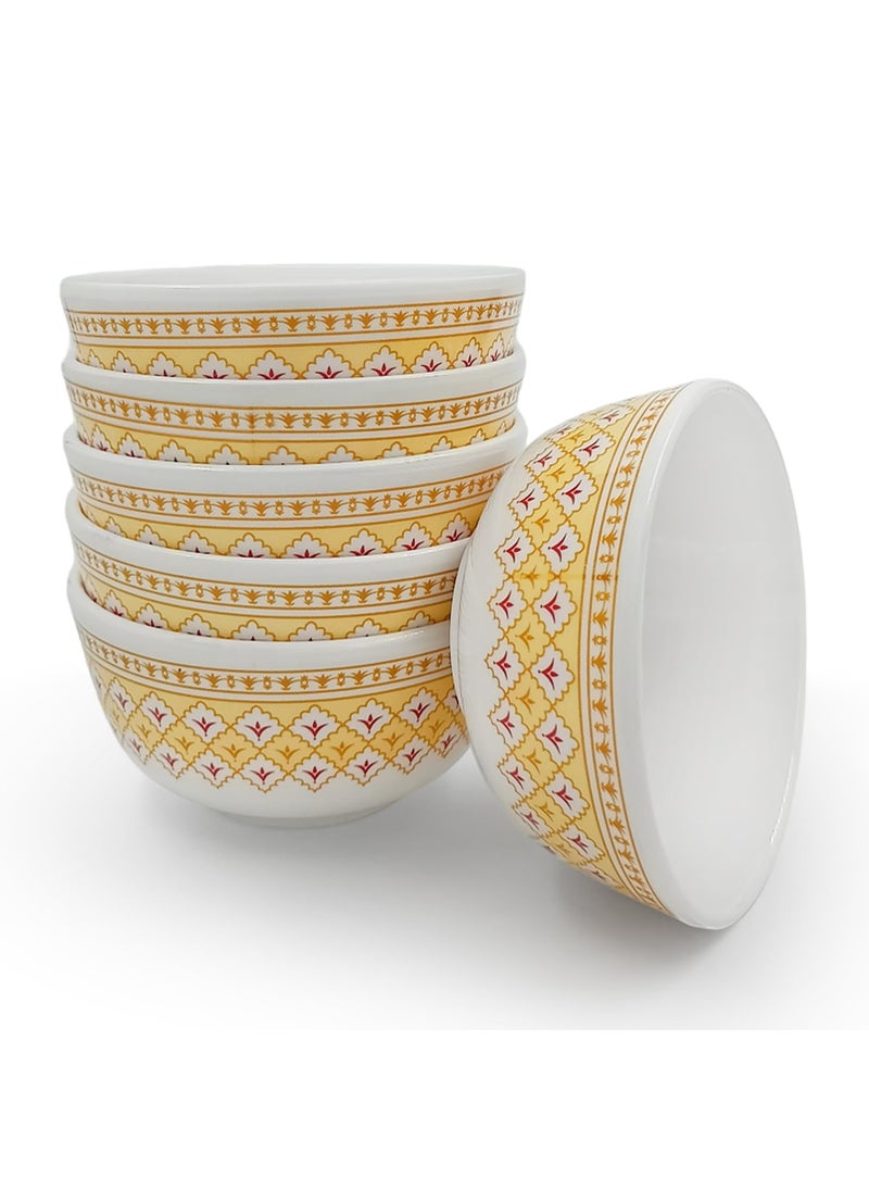 Superware | Pure Melamine | Katori Set – Platinum 3.5” (6 nos.) | Stain Free, Glazed Finish