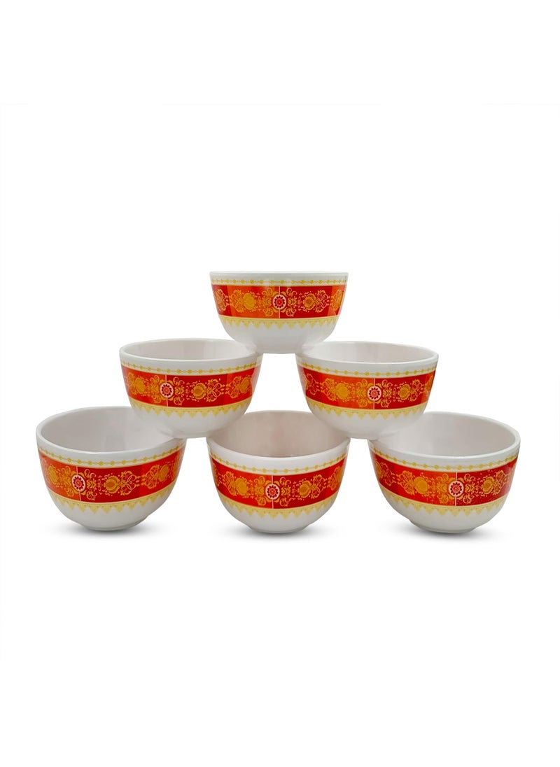 Superware | Pure Melamine | Katori Set – Goldhill 3.5” (6 nos.) | Stain Free, Glazed Finish